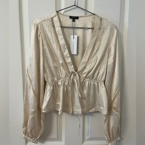 Dynamite Satin Blouse (new)